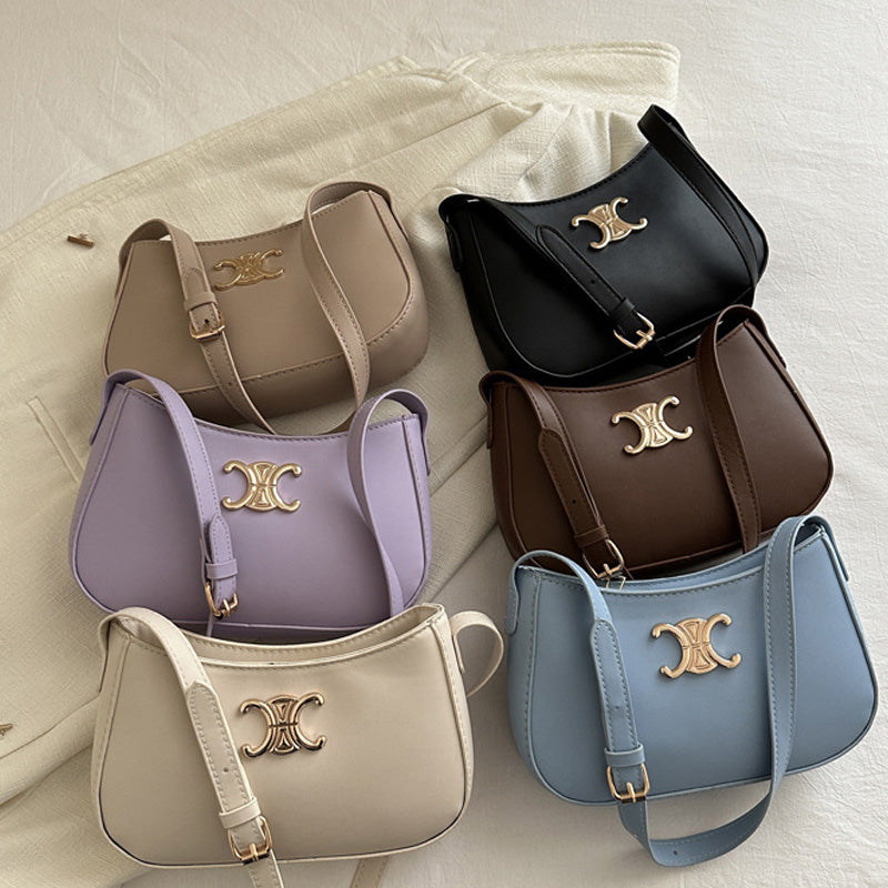 Temperament simple shoulder bag