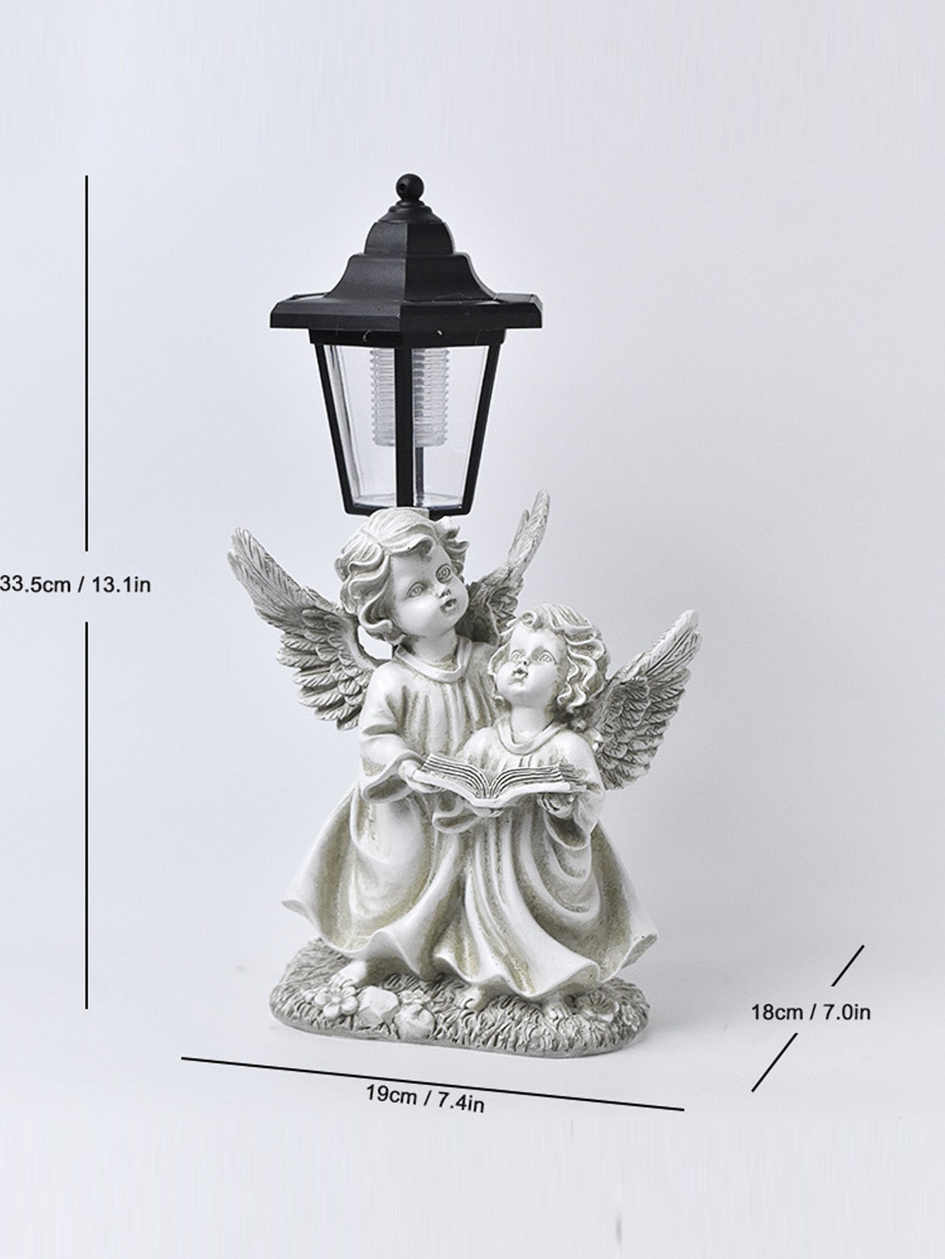 Solar Resin Angel Ornaments