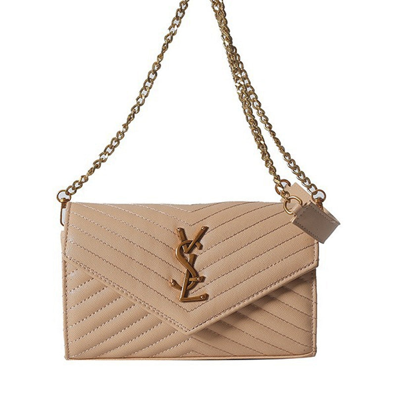 Covered shoulder bag