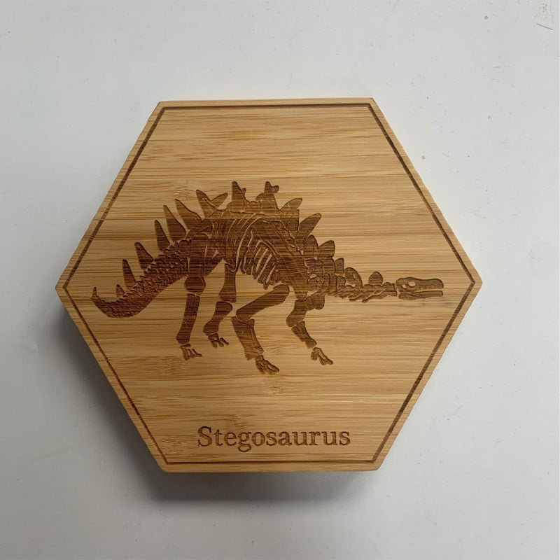 Dinosaur fossil wooden decorative ornaments