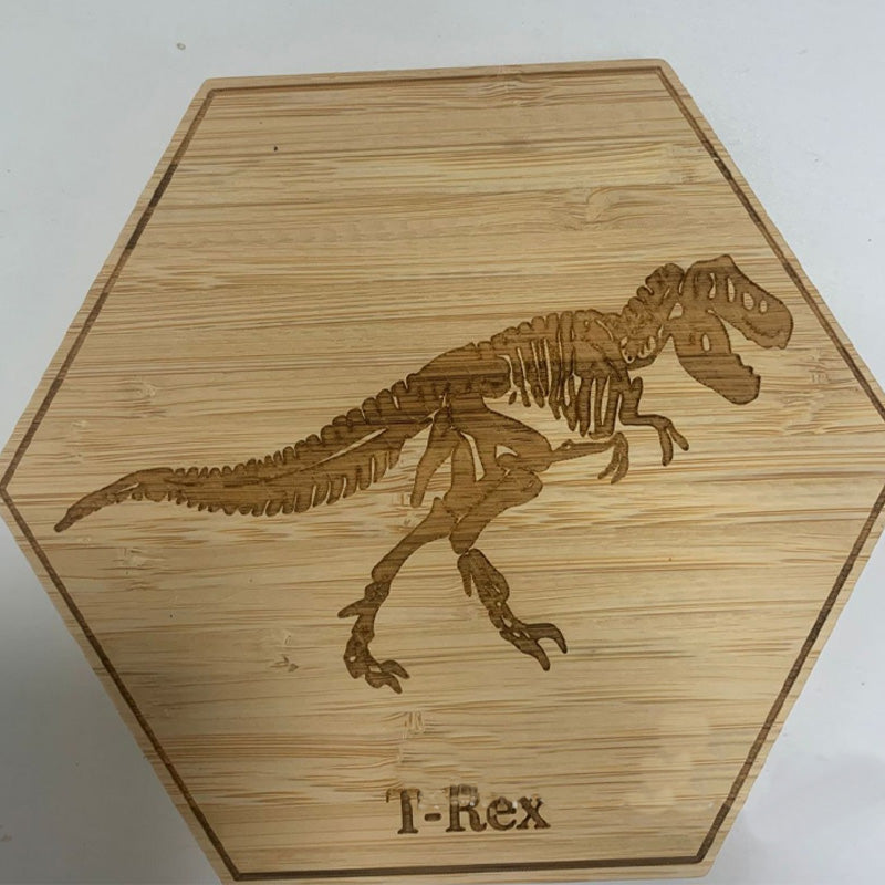 Dinosaur fossil wooden decorative ornaments