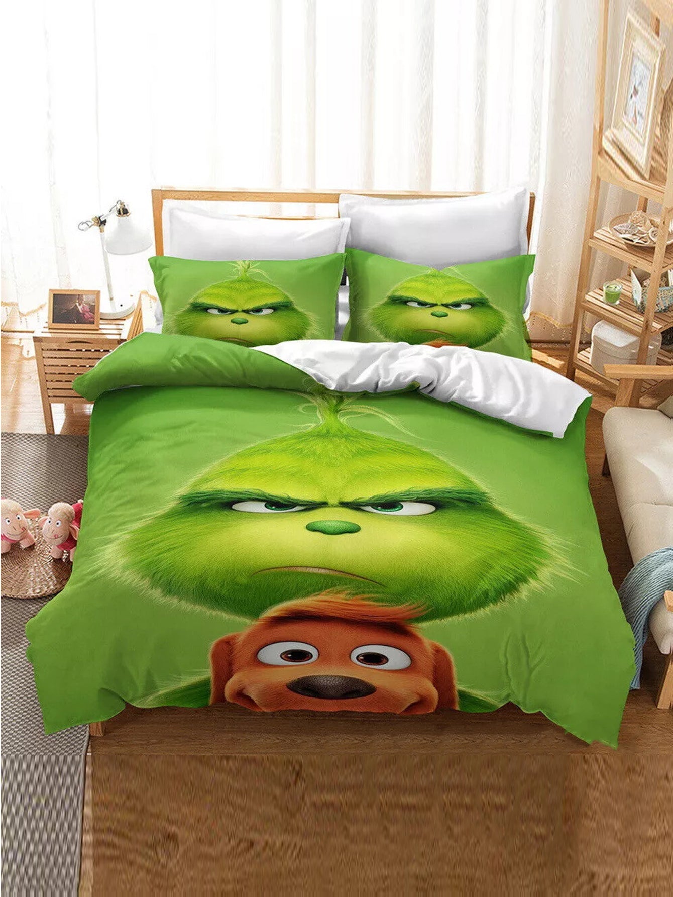 Bedding three-piece set