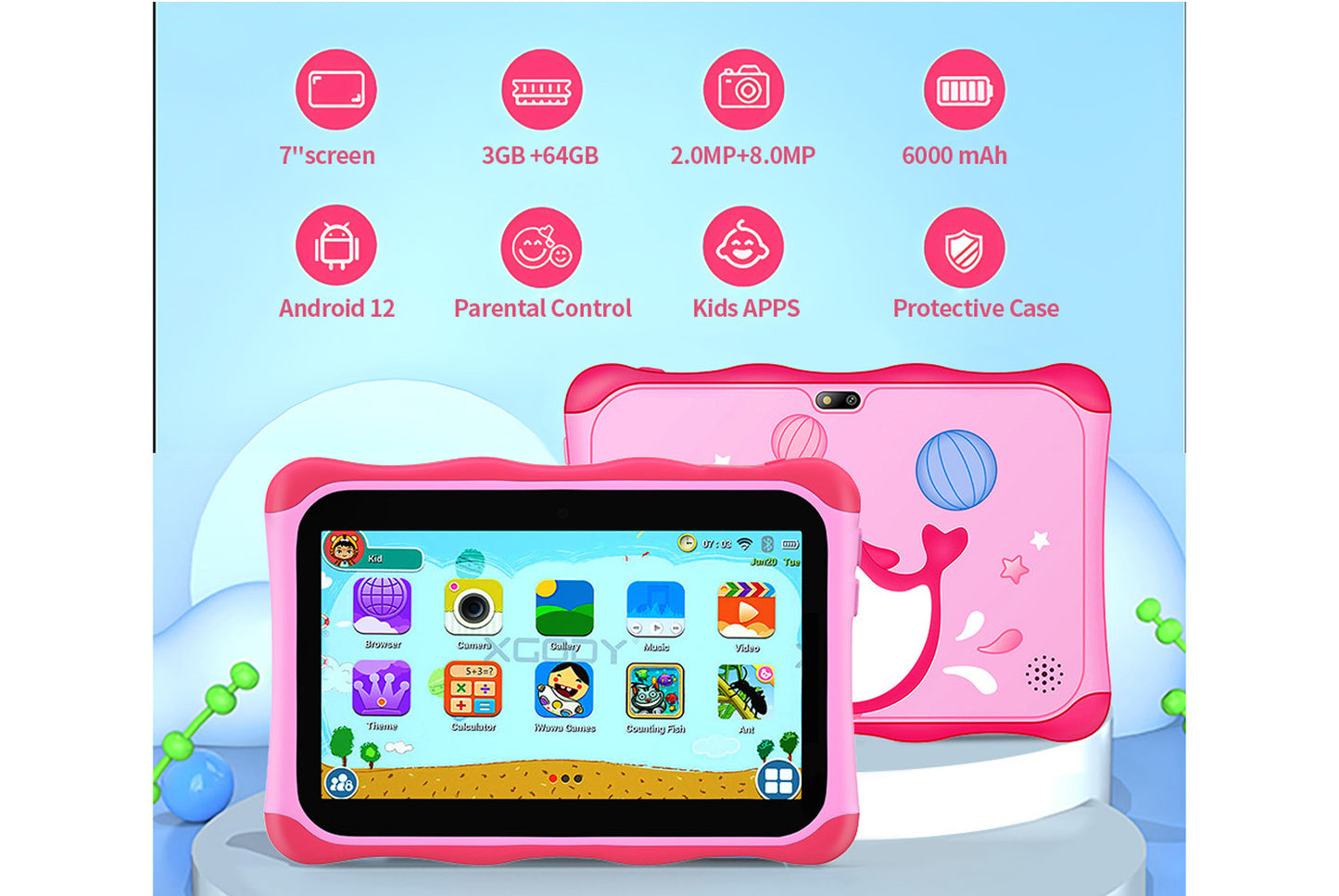 Children's Gaming and Learning Tablet
