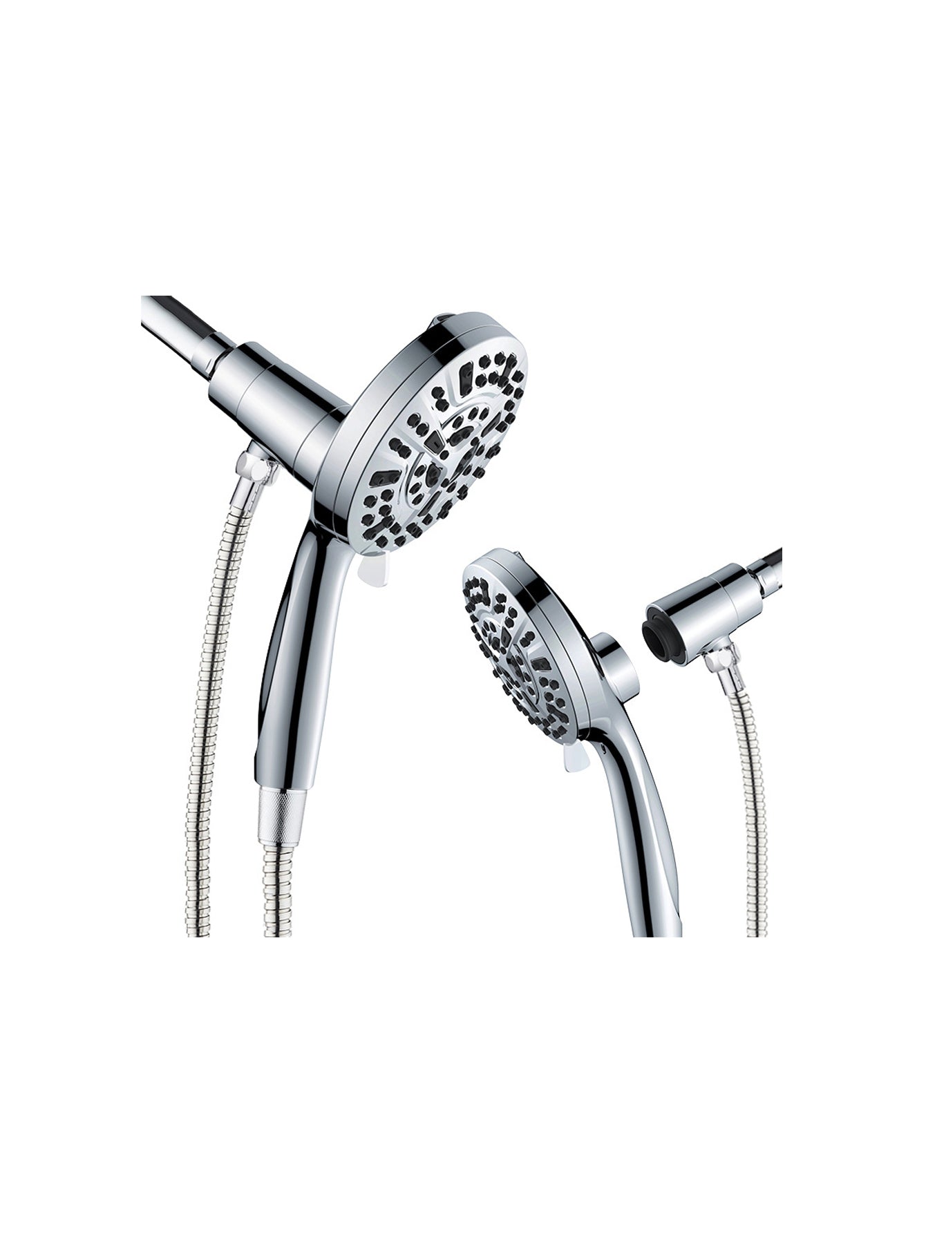 Pressurized dechlorination water spray gun shower set