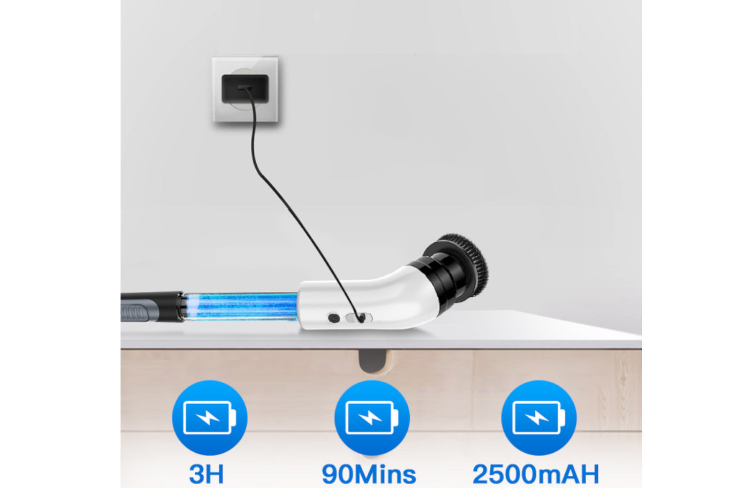Multi-function Rechargeable Bathroom Electric Cleaning Brush