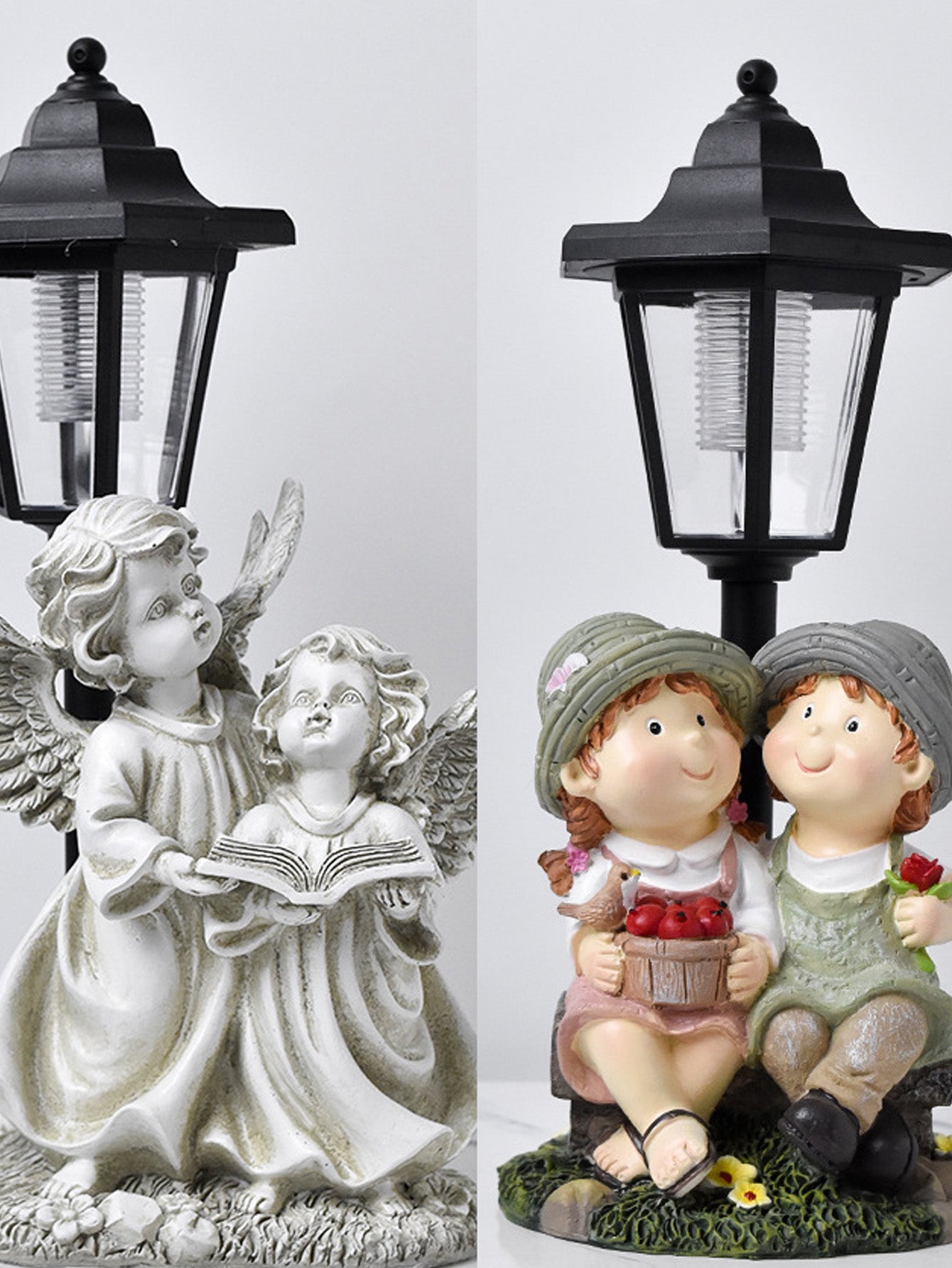 Solar Resin Angel Ornaments
