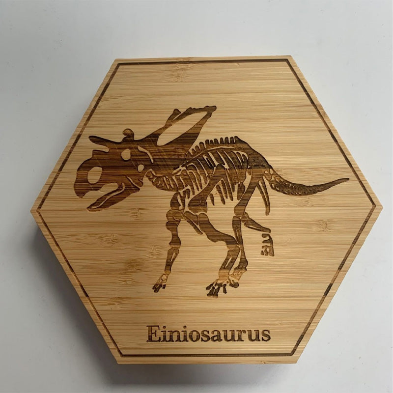 Dinosaur fossil wooden decorative ornaments