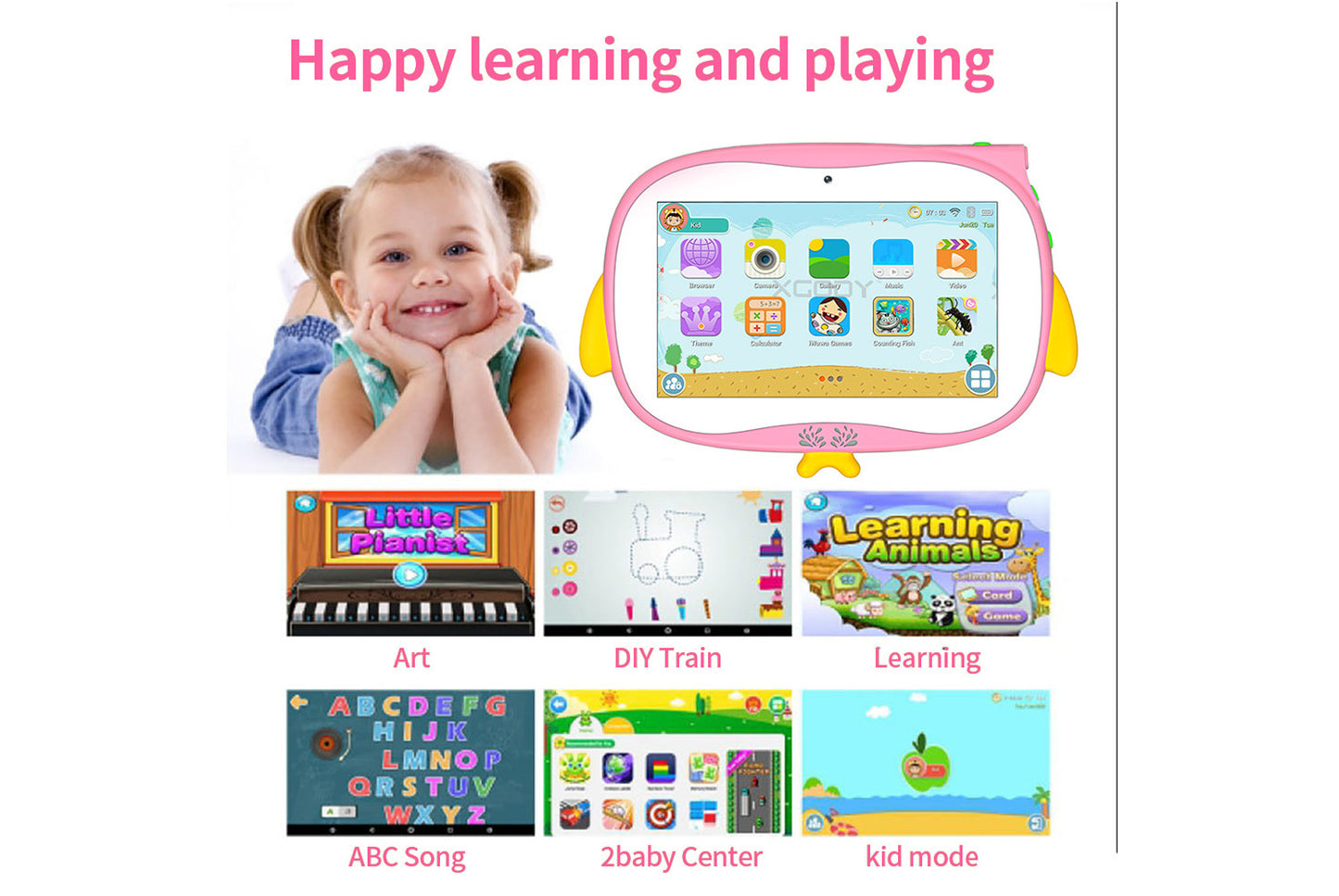 **7-inch drop-resistant children's tablet
