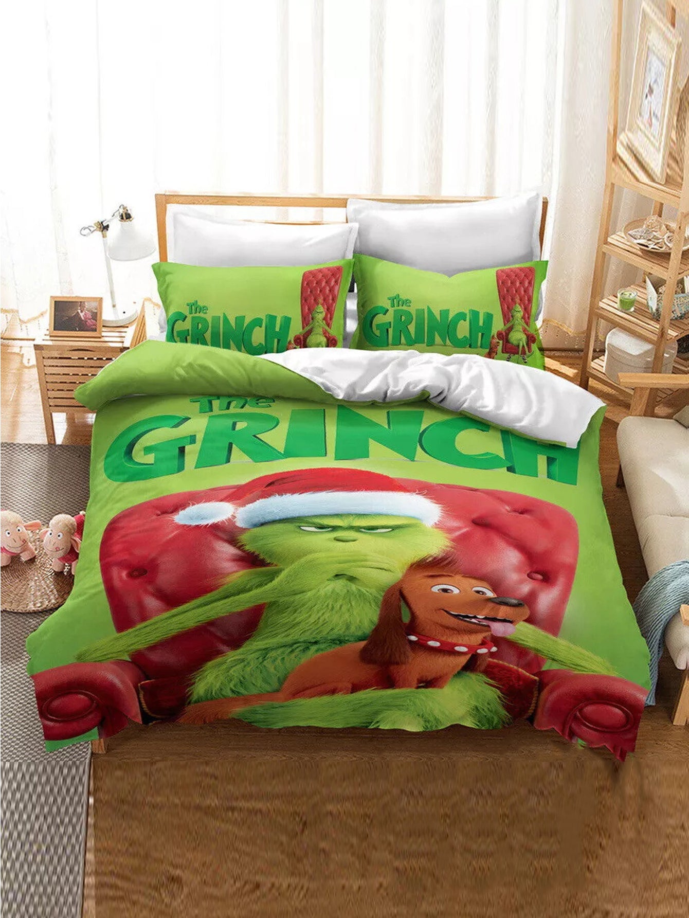 Bedding three-piece set