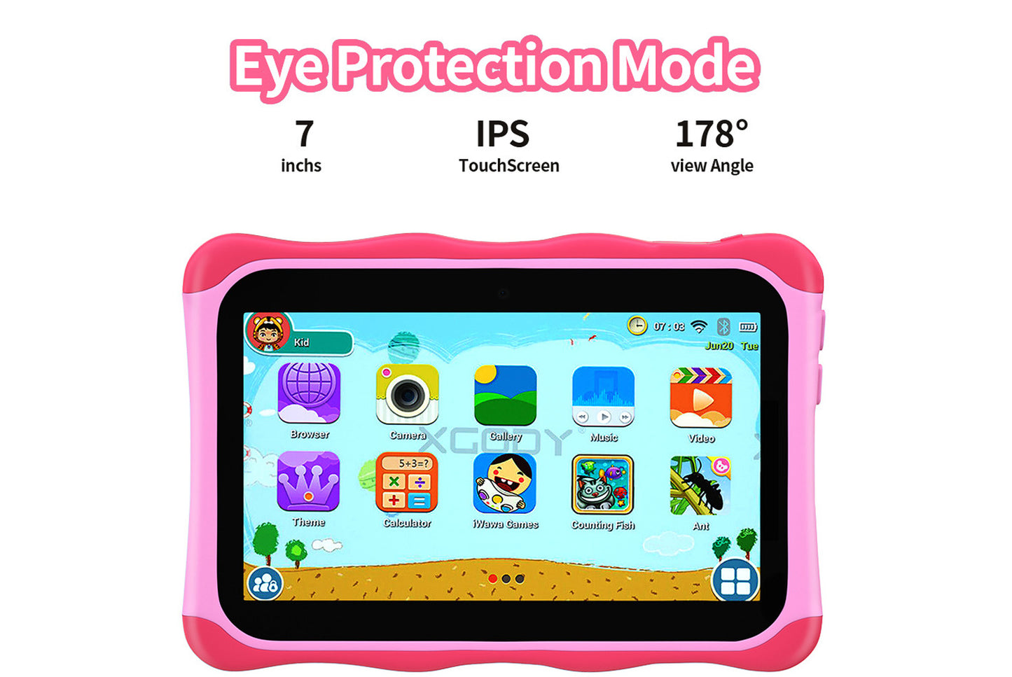 Children's Gaming and Learning Tablet