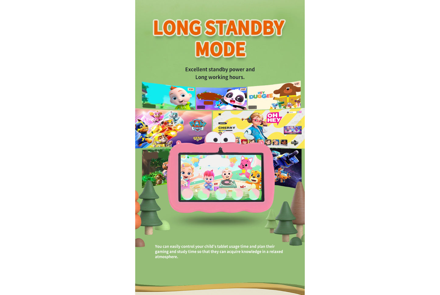 7-inch Kids' Tablet 2-in-1 Learning and Games