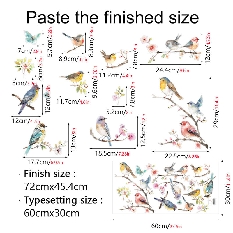 Double-sided colored static glass sticker