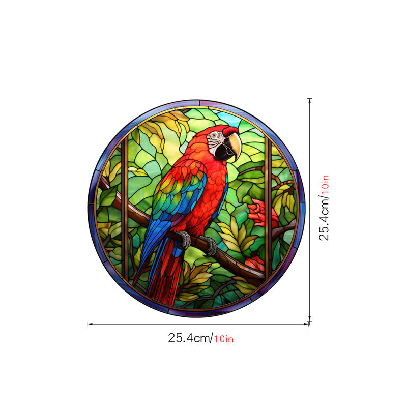 Bird strike warning stickers Colored static glass stickers