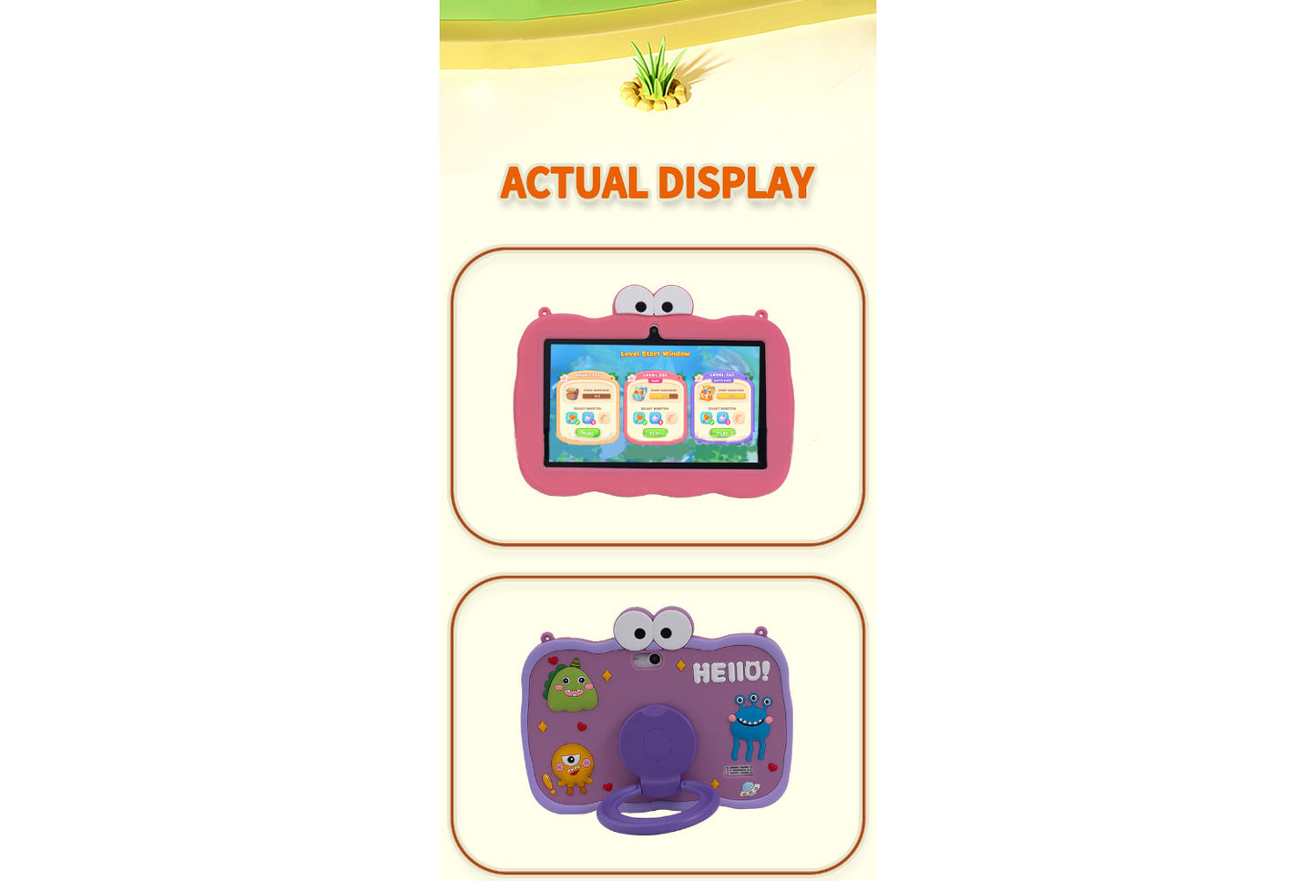 7-inch Kids' Tablet 2-in-1 Learning and Games