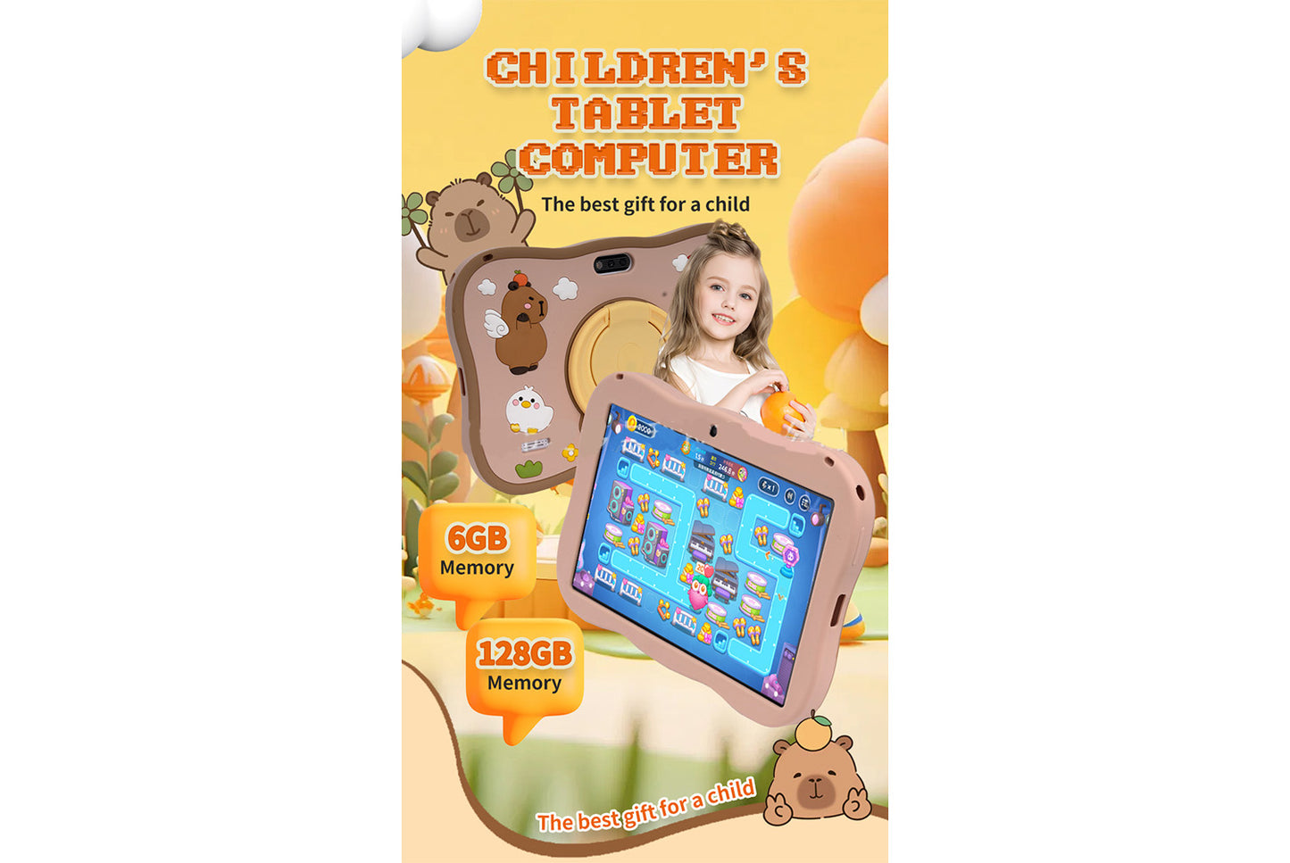 *8-inch Shockproof Children's Tablet