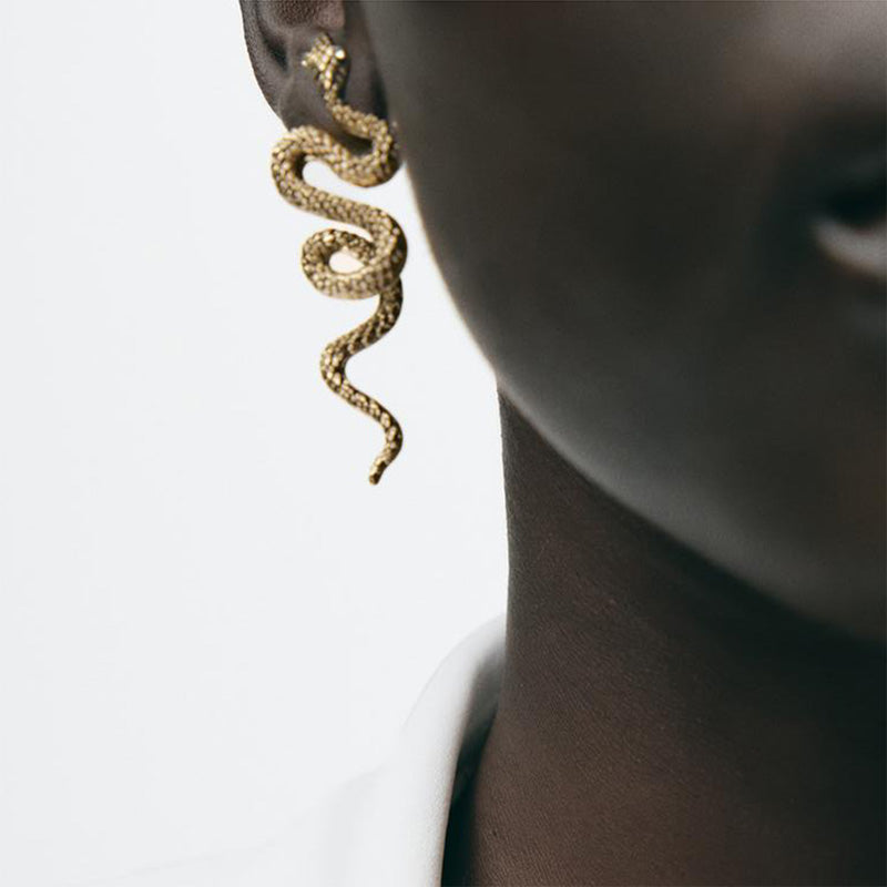 Twisted Snake Earrings