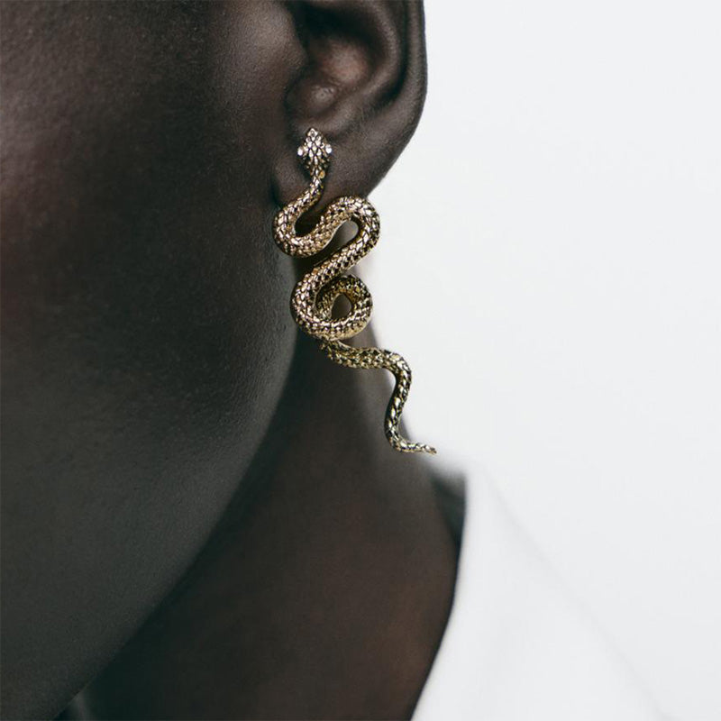 Twisted Snake Earrings