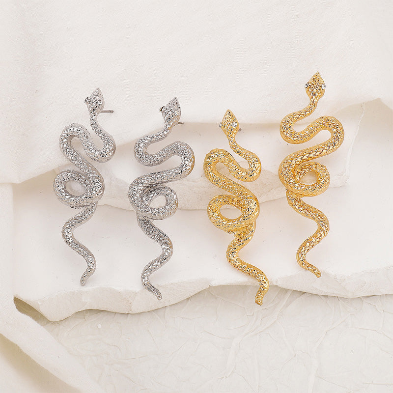 Twisted Snake Earrings