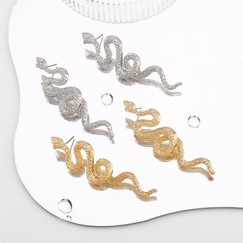 Twisted Snake Earrings