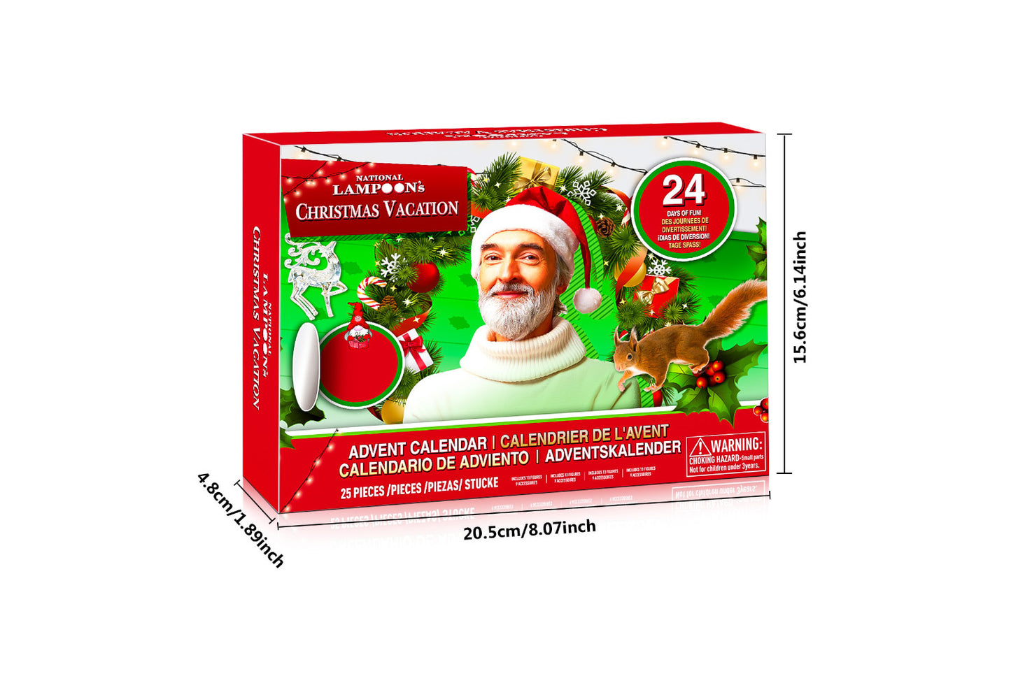 24-day countdown box for the Christmas holiday