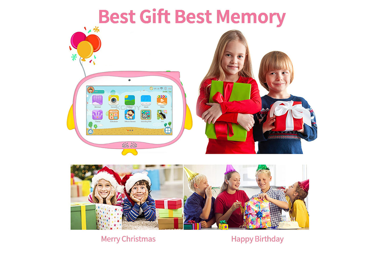 **7-inch drop-resistant children's tablet