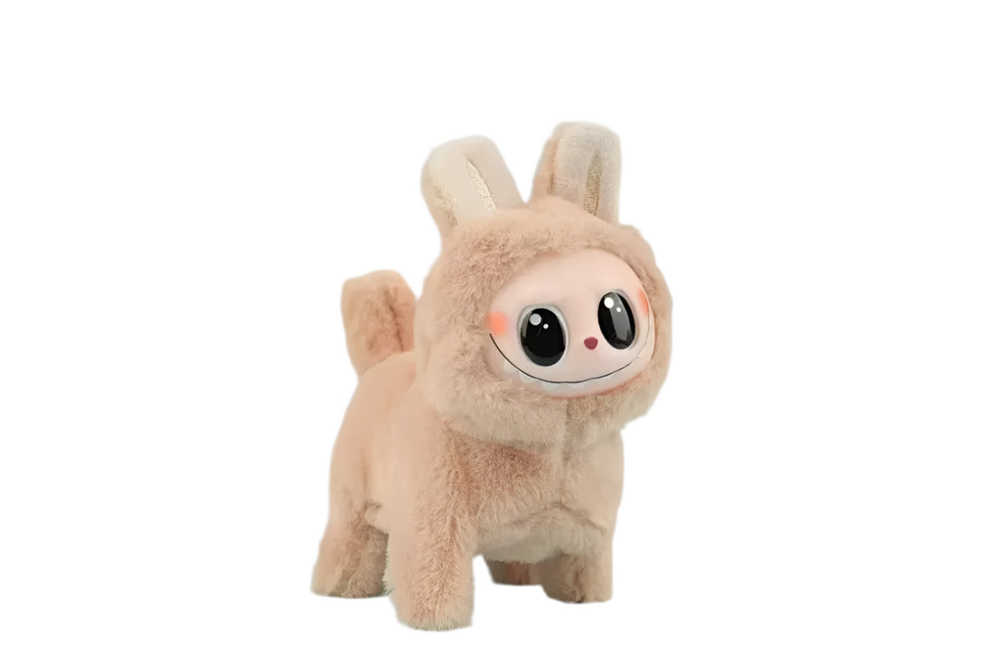 Labubu Electric Dog β Singing Plush Toy with Glowing Face & Wagging Tail