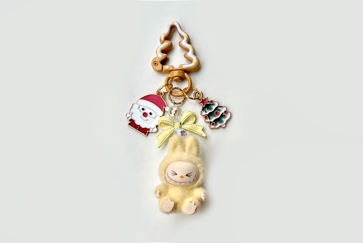 Flocked Mini Labu Keychain Pendant