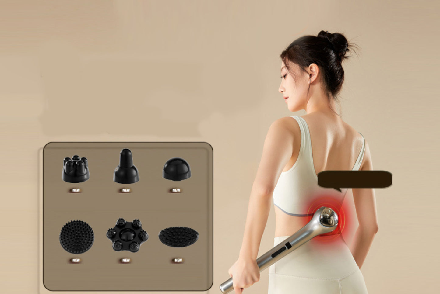 Dolphin Fascia Gun Electric Handheld Massage Hammer