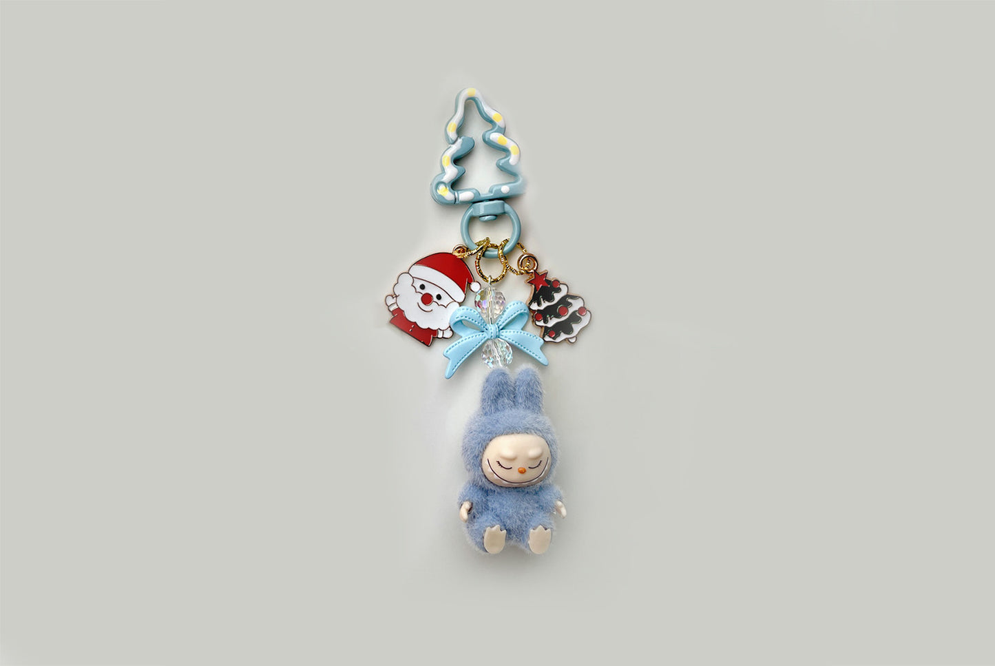 Flocked Mini Labu Keychain Pendant