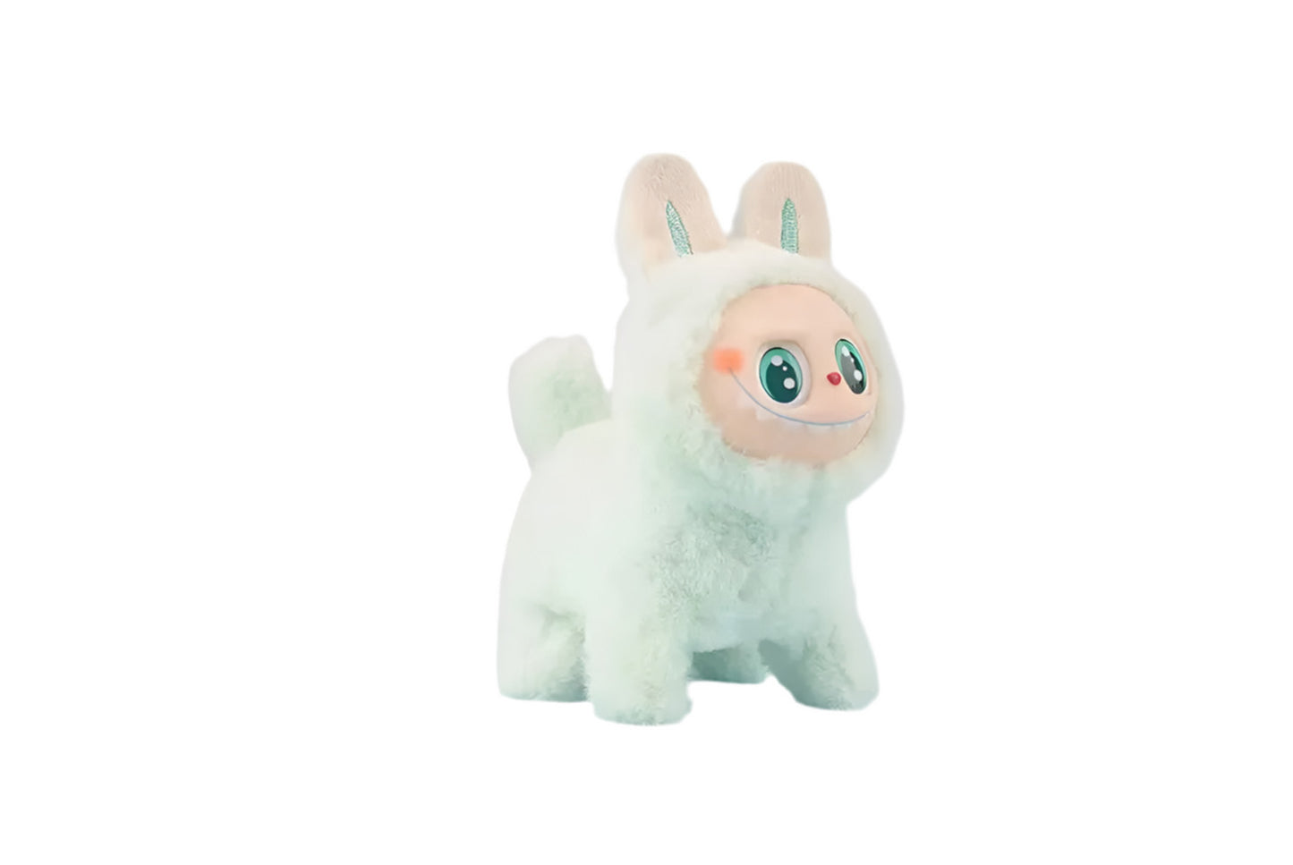 Labubu Electric Dog β Singing Plush Toy with Glowing Face & Wagging Tail