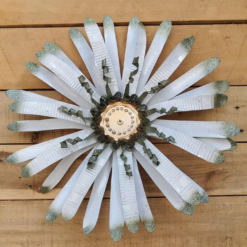 Wrought Iron Flower Wall Decor Set