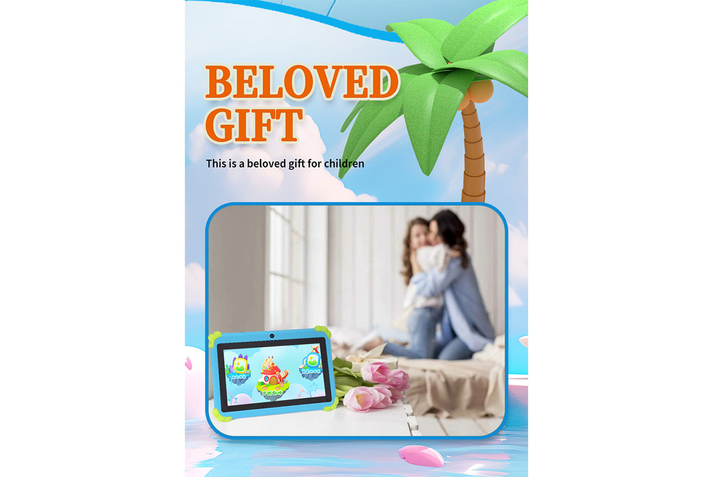 7-inch Kids Tablet with Android 7.1, Available in Three Colors