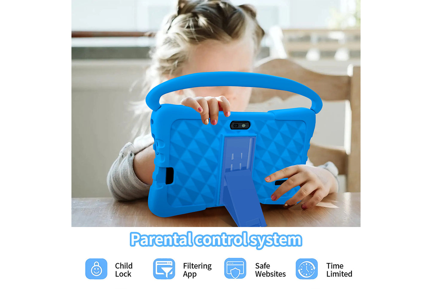 1+16GB Kids Tablet, Explosion-Proof Screen, Wi-Fi Version