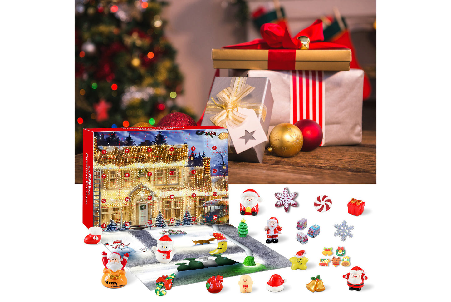 24-day countdown box for the Christmas holiday