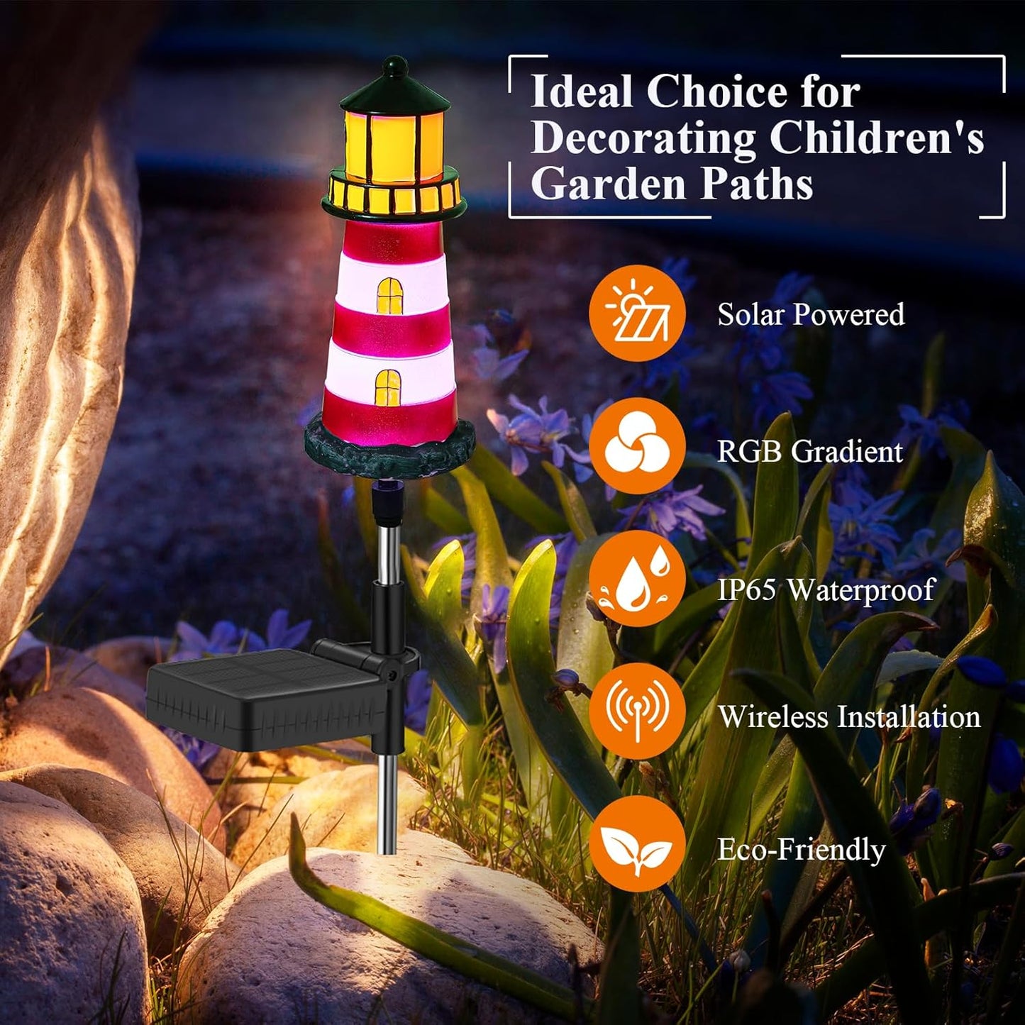 Solar Beacon LED Outdoor Decorative Light