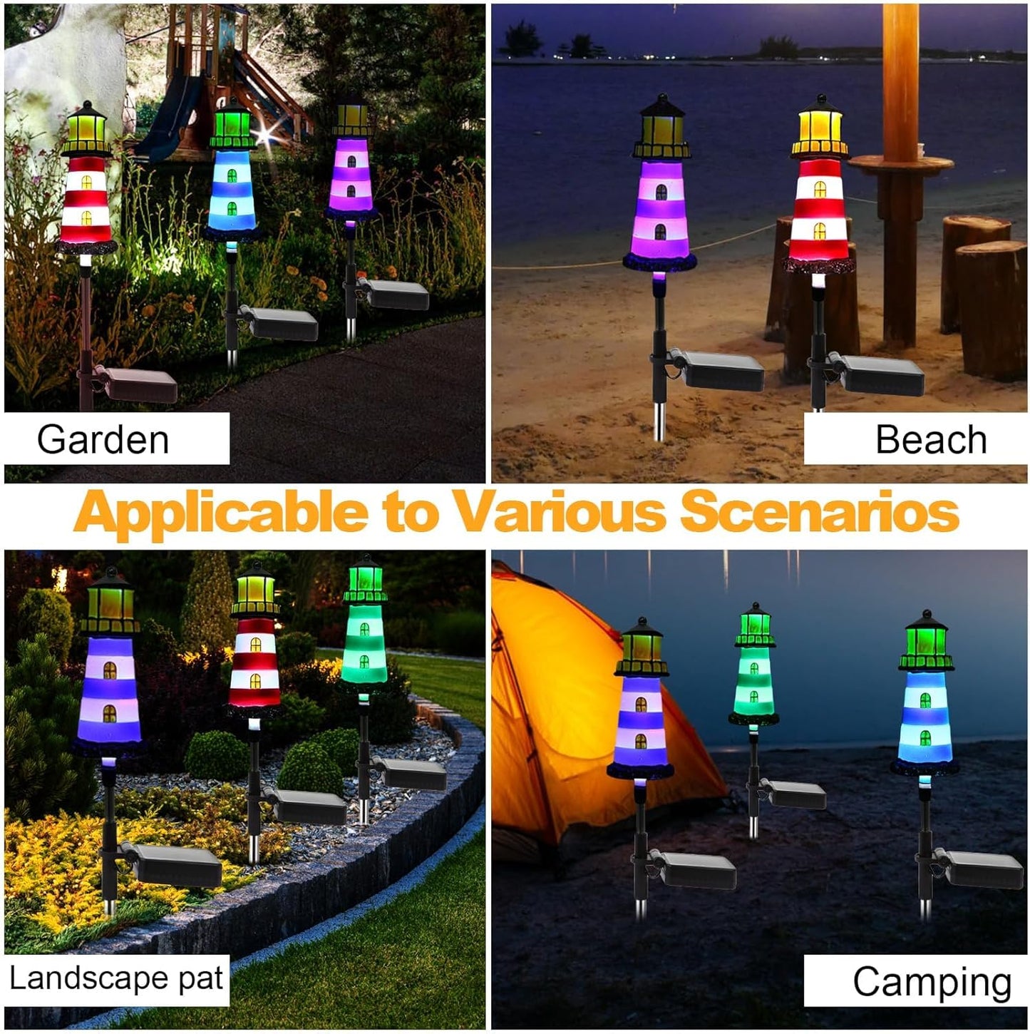 Solar Beacon LED Outdoor Decorative Light