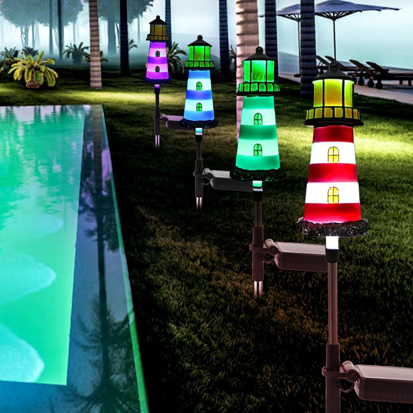 Solar Beacon LED Outdoor Decorative Light