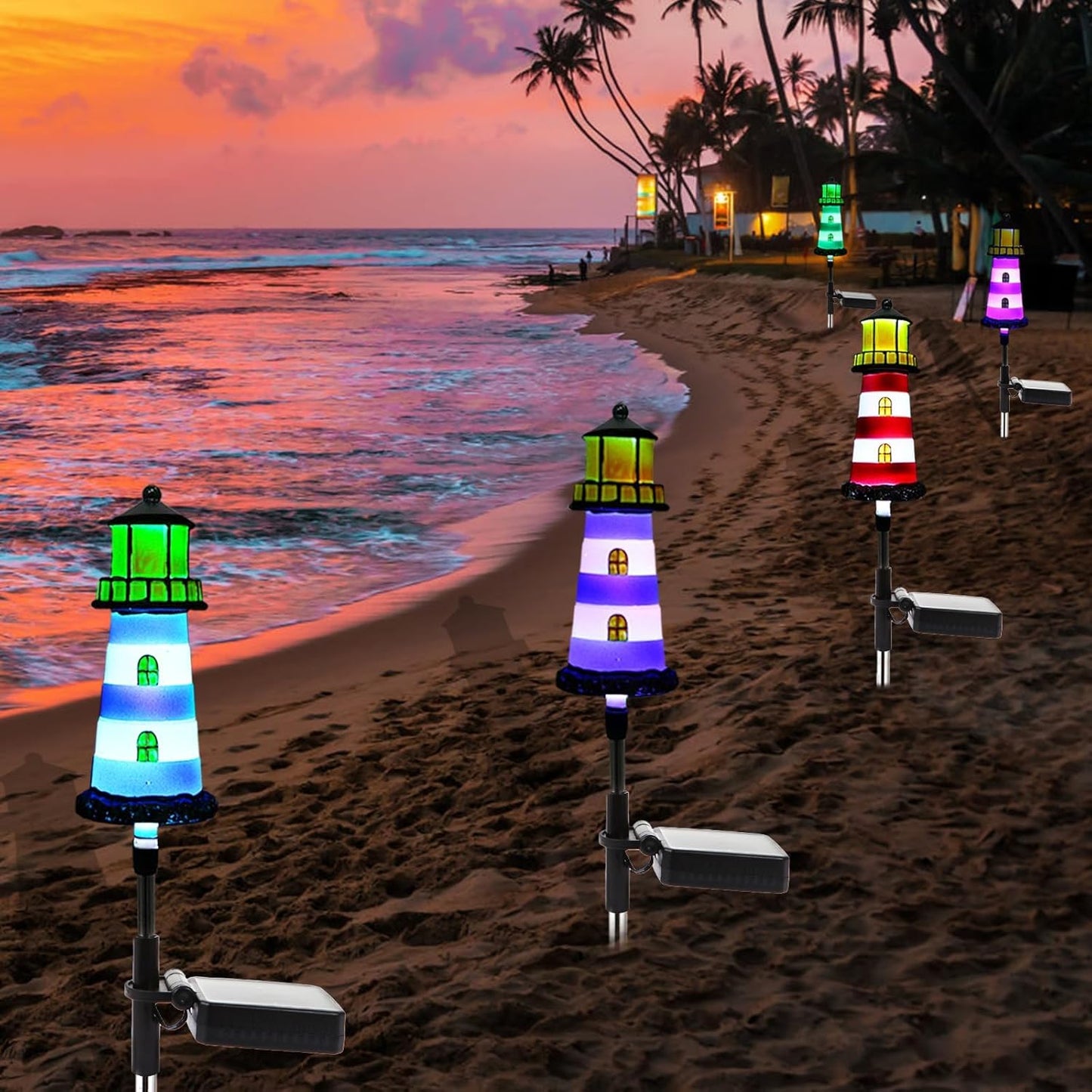 Solar Beacon LED Outdoor Decorative Light
