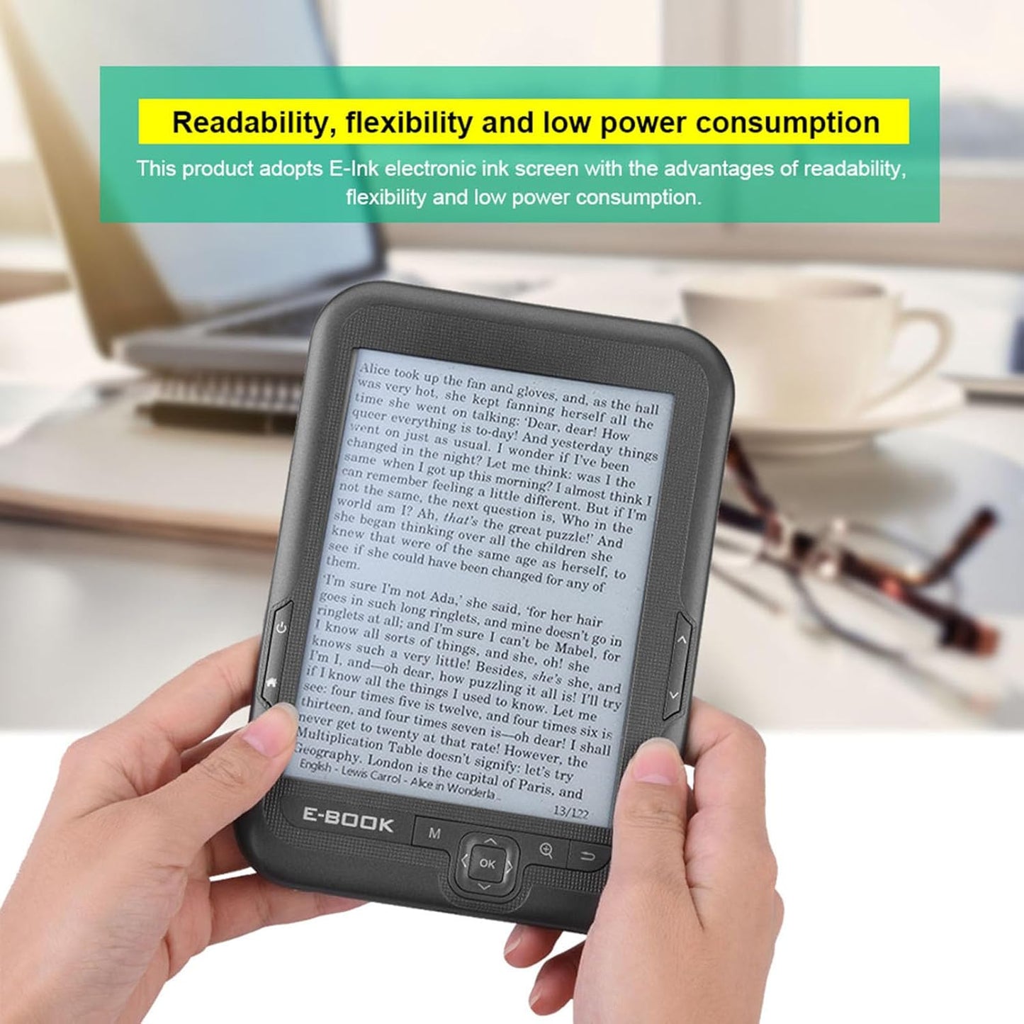 6-inch ink screen e-book reader