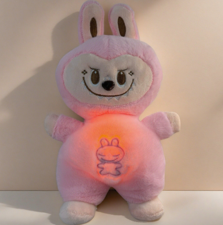 Breathing Labubu Plush Doll