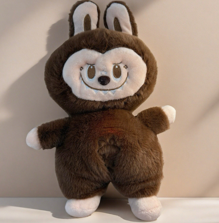 Breathing Labubu Plush Doll