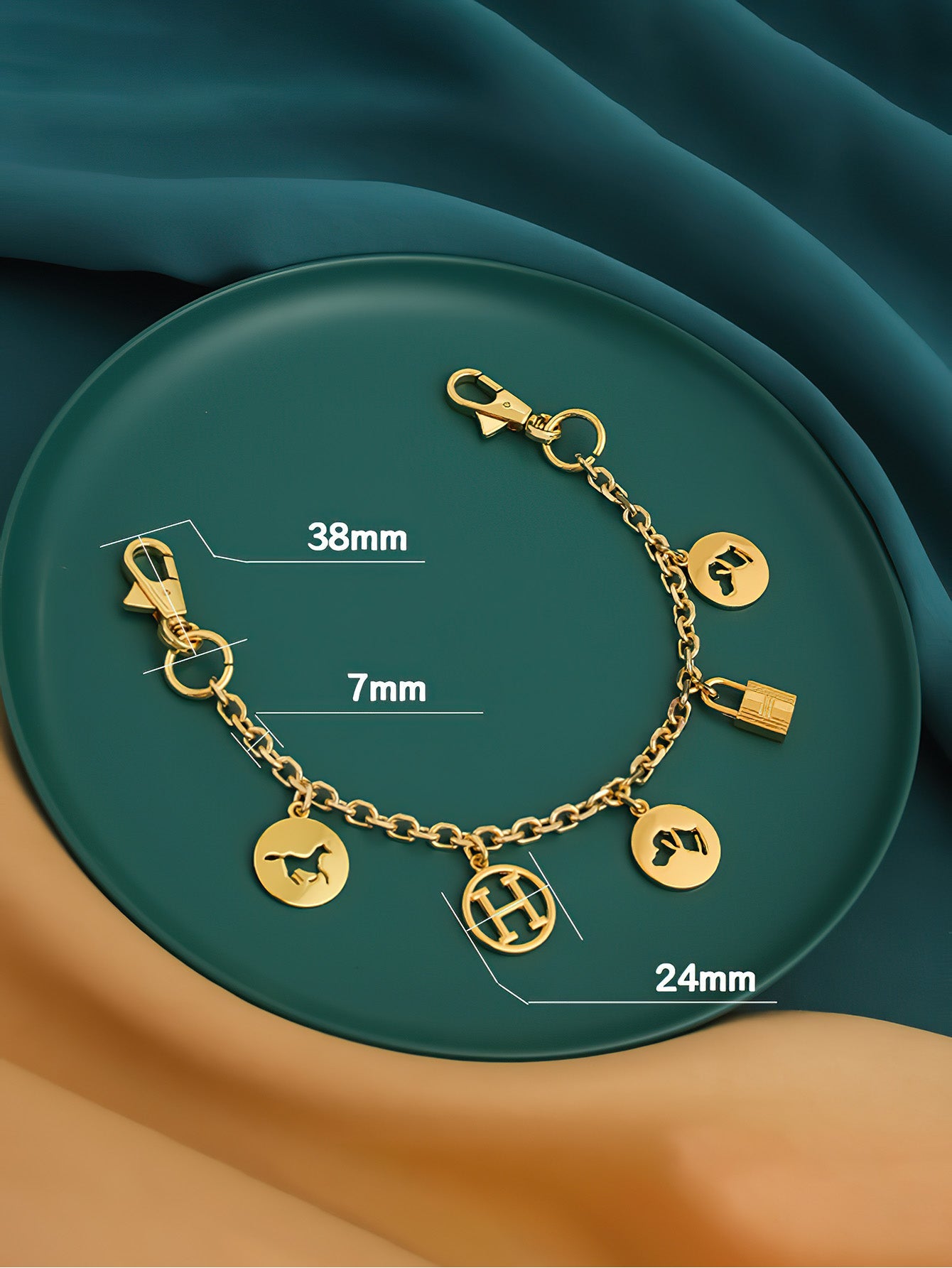 Stylish Metal Decorative Chains for Handbag Accessories - 5 Styles