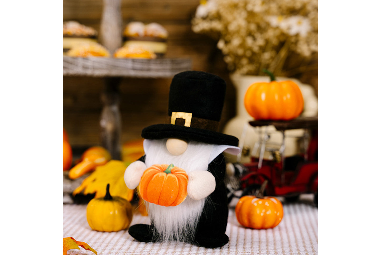**Thanksgiving Chef Rudolph Doll | Pumpkin Gnome Doll**