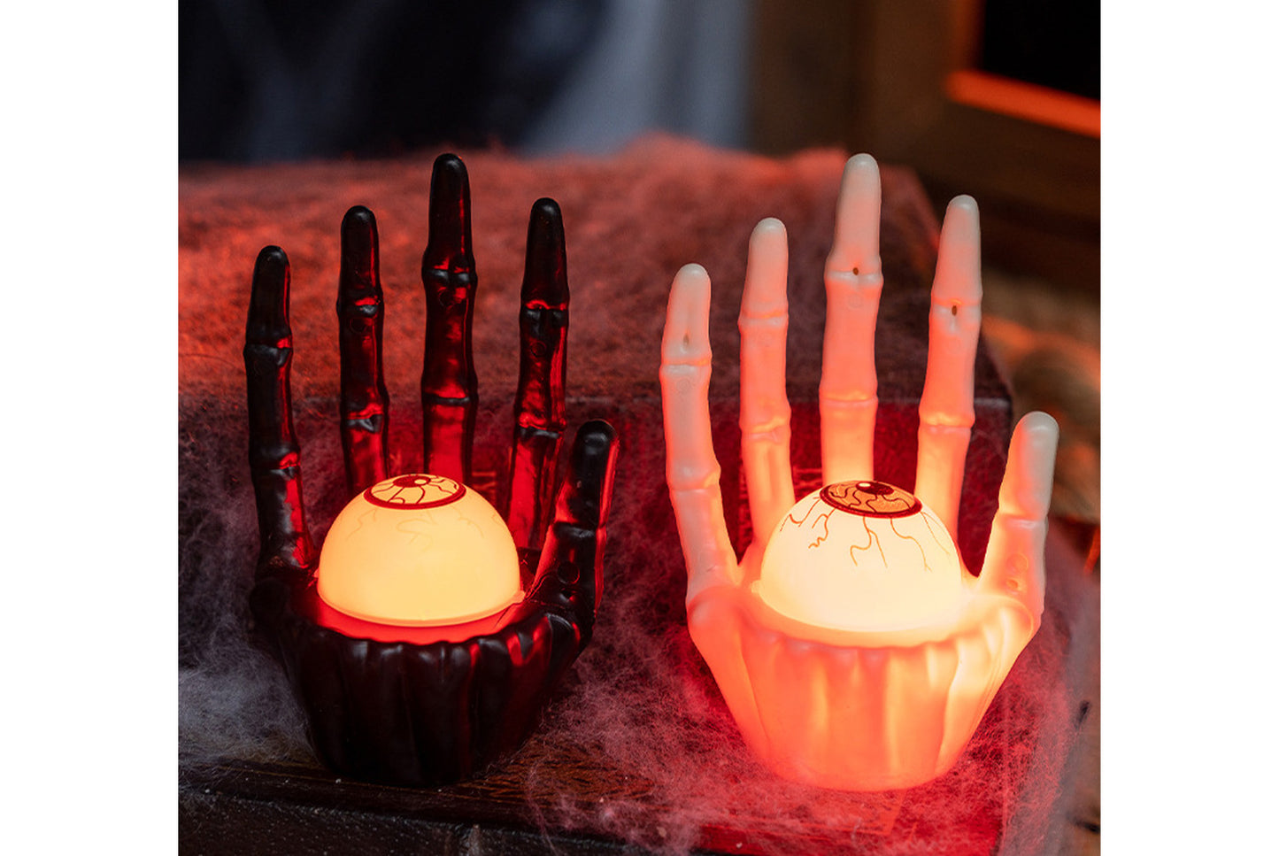 **Halloween Ghost Hand Pumpkin Lantern | Mood Lighting Props**