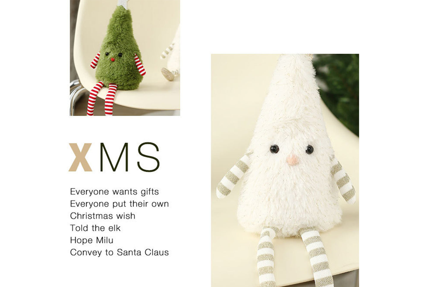 **Cute Plush Christmas Tree Doll**