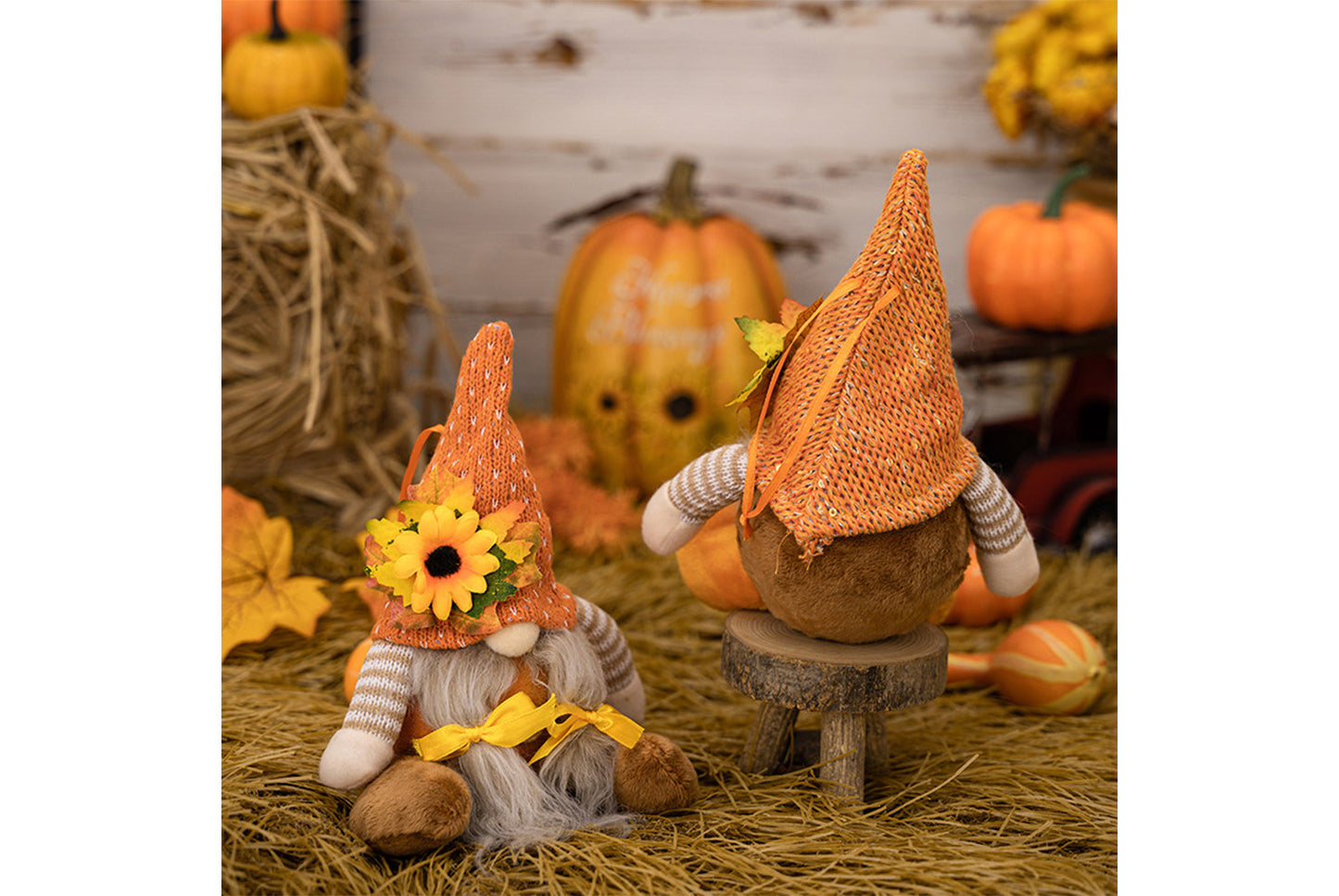 Thanksgiving Gnome Doll Pendant
