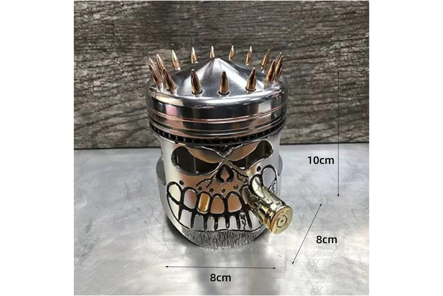 **Steampunk Skull Sculpture | Resin Gear Mechanical Ornament**
