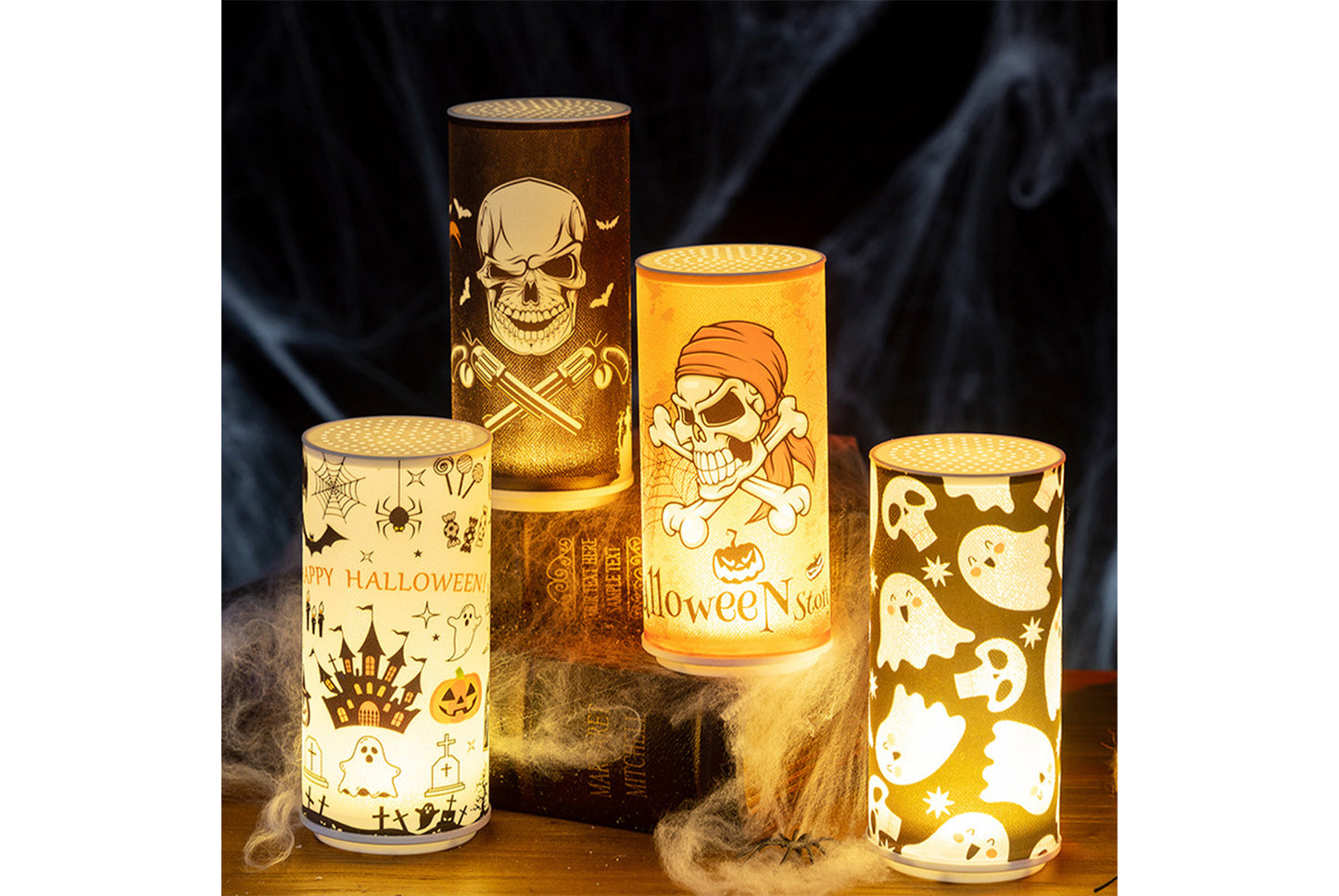 **Halloween Electronic Candle | Horror-Themed Decorative Ornaments**