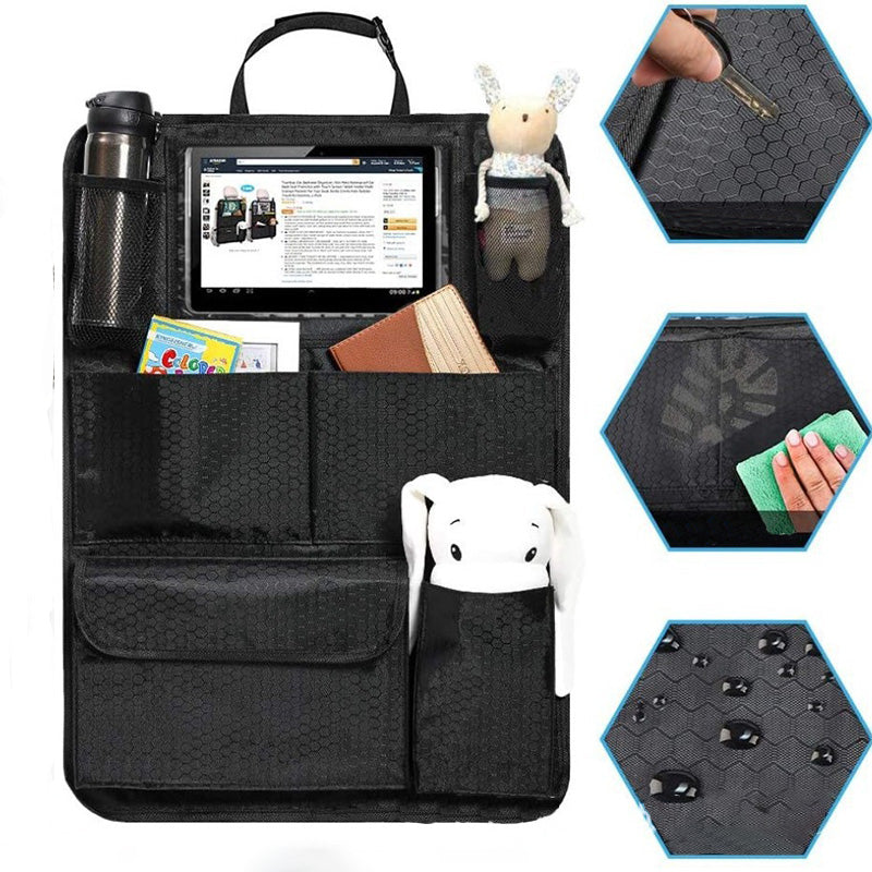 Car seat back storage bag