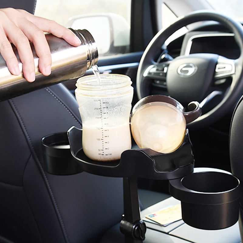 Car cup holder folding storage rack